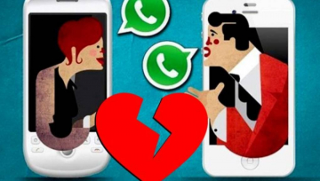 ¿Es buena idea terminar una relación por WhatsApp?